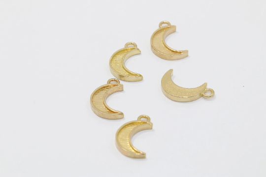 Brass Moon Charms