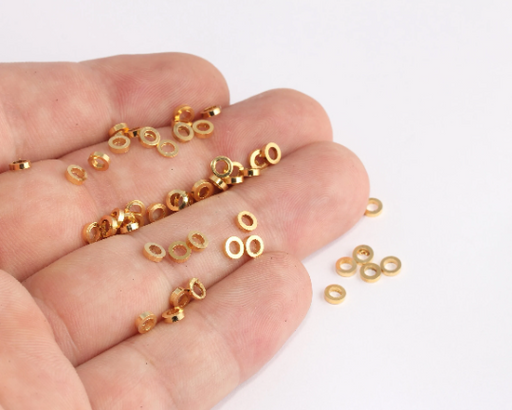 Gold Ring Beads