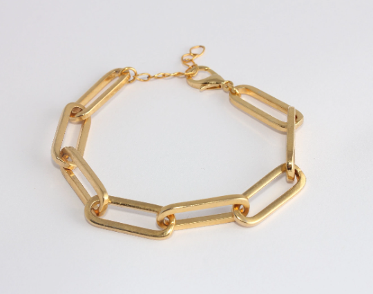 Shiny Gold Link Bracelet
