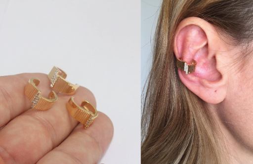 Micro Pave Ear Cuffs