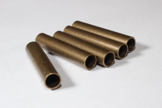 6x30mm Bronze Plated Round Tubes, Tube Beads, Long ANS