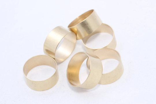 9x20mm Raw Brass Solid Ring, Ring Settings, Solid Ring, CHK242