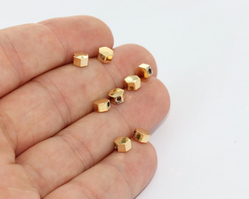 Hexagon Beads, Hexagon Charms