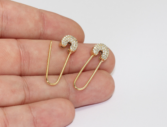 Safety Pin Earrings
