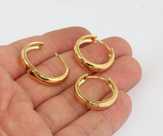 Leverback Earrings, Plain