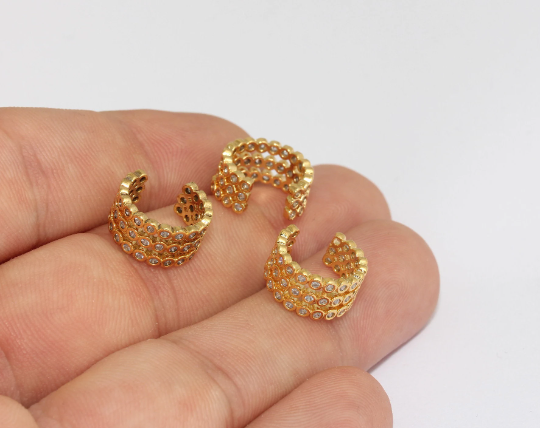 Micro Pave Ear Cuffs, Non Pierced