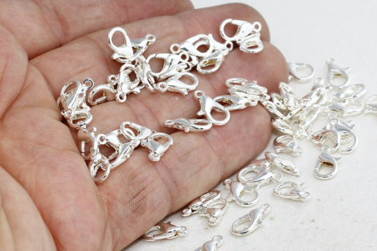 Silver Color Plated Claw Clasp