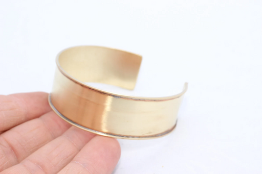 Brass Open Bracelet