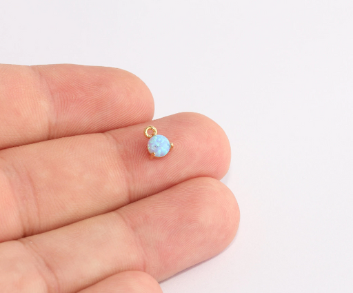 Shiny Gold Drop Charms