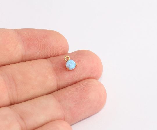 Shiny Gold Drop Charms