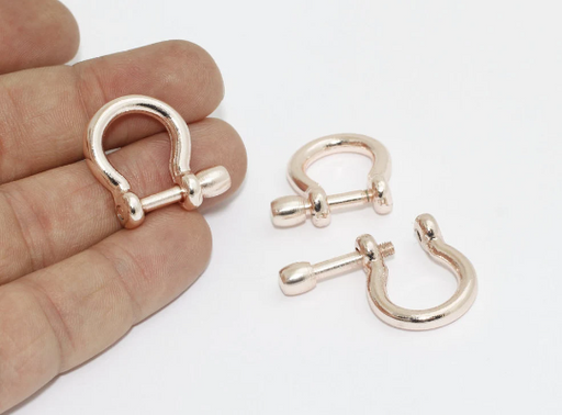 Rose Gold Shackle Clasp