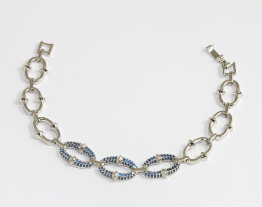 Rhodium Plated Bracelets