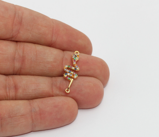 Shiny Gold Snake Charm