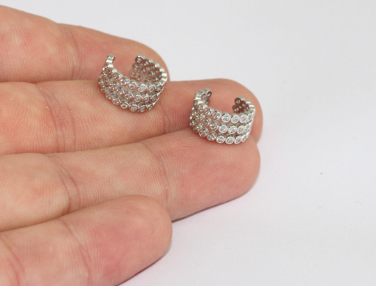 Micro Pave Ear Cuffs