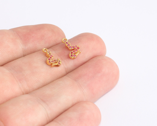 Shiny Gold Snake Charm