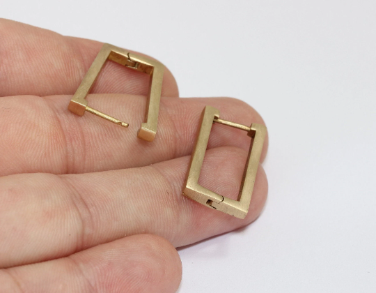 Earrings, Brass , Component