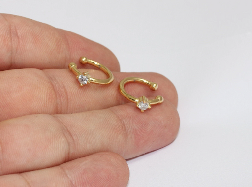 Micro Pave Ear Cuffs, CZ Dainty Ear