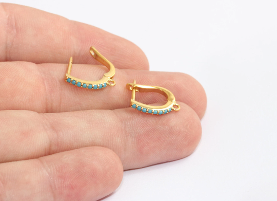 Micro Pave Earrings
