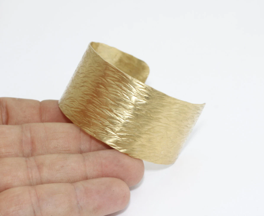 Brass Hammered Bangle