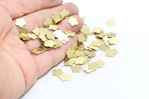 Brass Flower Charms