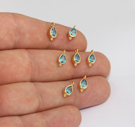 Cz Turquoise Bracelet Charms