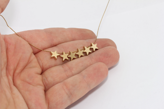 Brass Star Beads