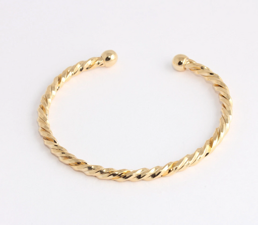 Shiny Gold Rosary Bracelet
