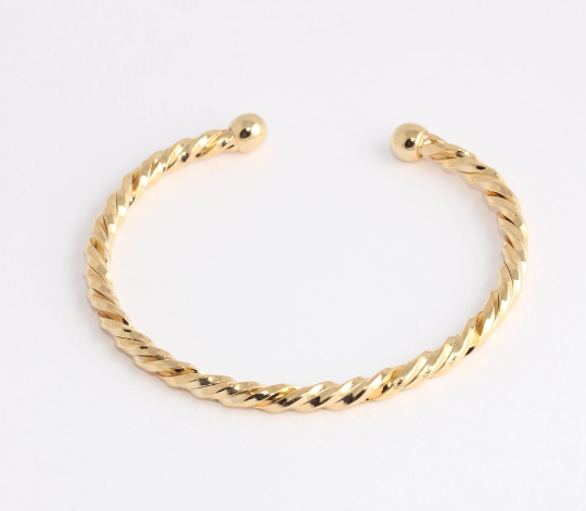 Shiny Gold Rosary Bracelet