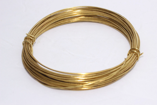 Brass Wire Beading Half Hard Wires Finding - Bulk Wire, - WR17