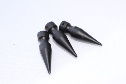 7x28mm Siyah Mermi Tılsımları, Sarkaç Tılsımları, Tılsımlar, ETS18