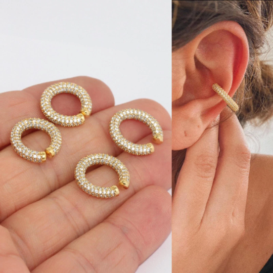 Pave Ear Cuffs