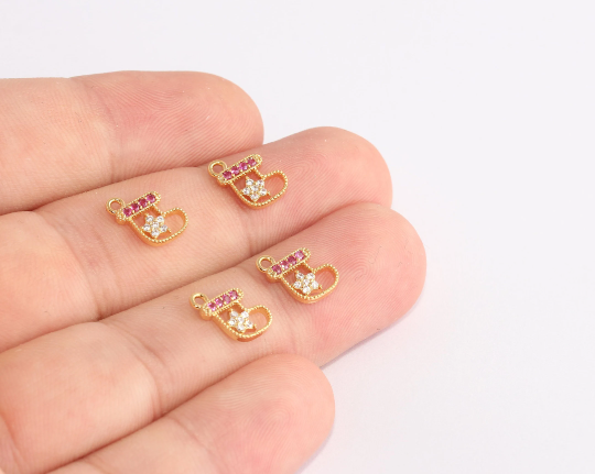 Shiny Gold Charms