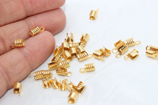 Gold Plated Cord End