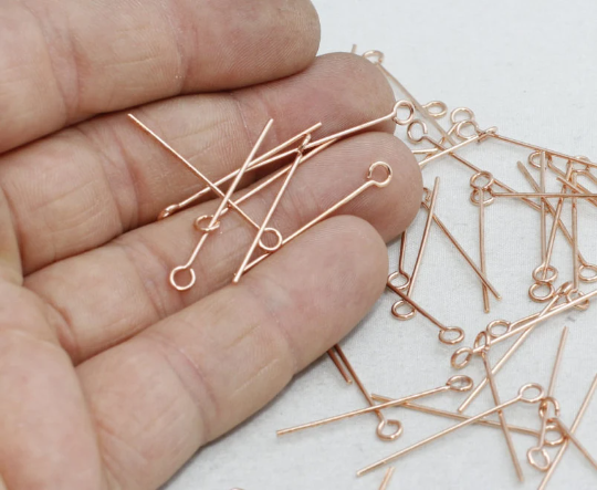Rose Gold Eye Pins