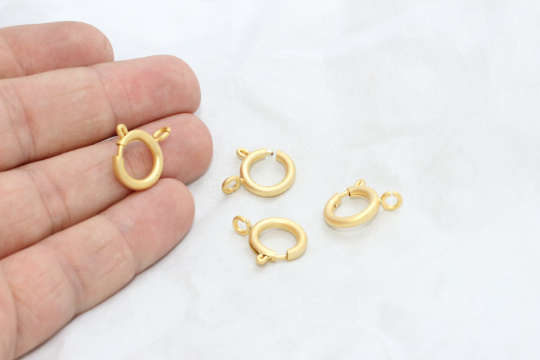 Matt Gold Spring Clasp