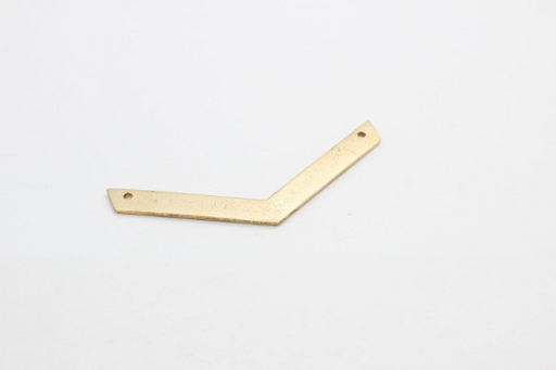 Brass Chevron Pendant