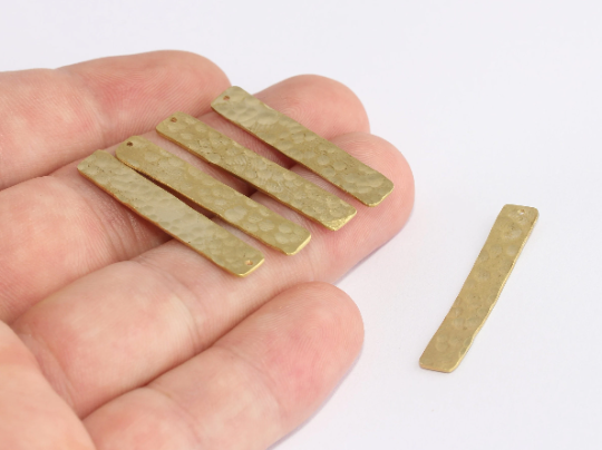 Brass Hammered Bar