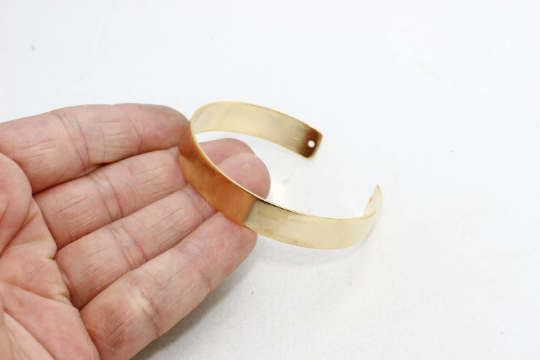 Shiny Gold Cuff Bracelet
