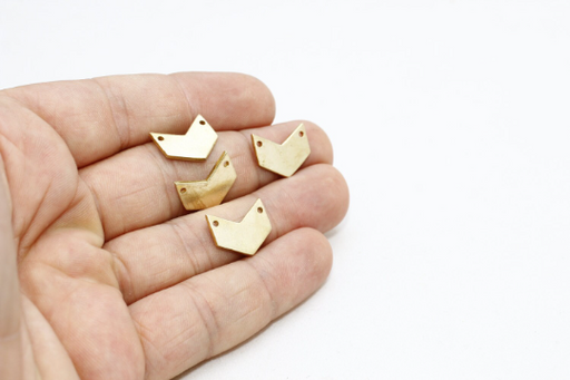 Brass Chevron Charms