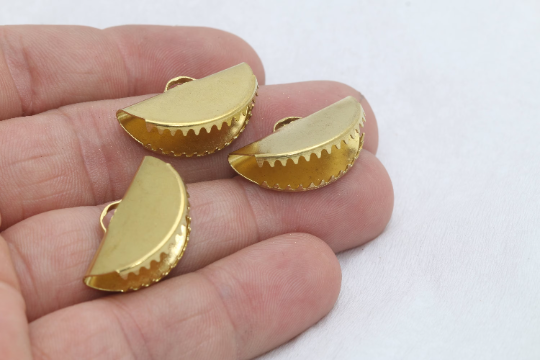Brass Ribbon Crimp