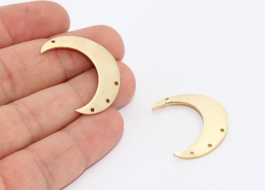 Brass Moon Pendant