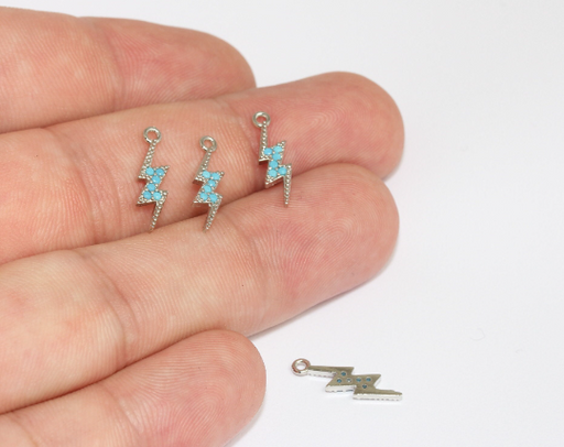 Rhodium Plated Charms