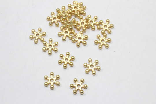 Spacer Beads, Snowflake