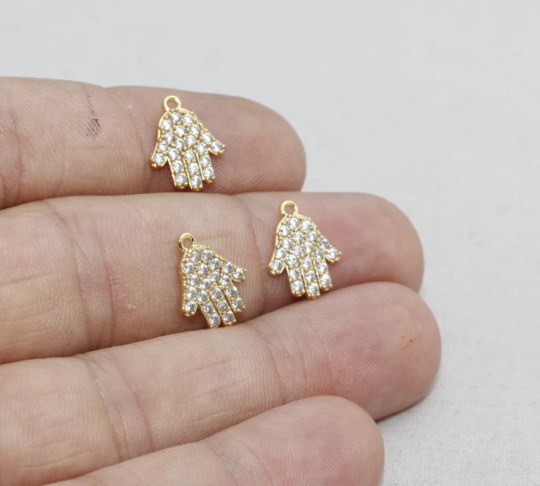 Shiny Gold Hamsa