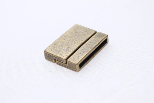 Antique Bronze Flat Magnetic Clasp