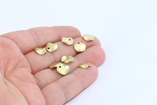 Brass Hammered Disc