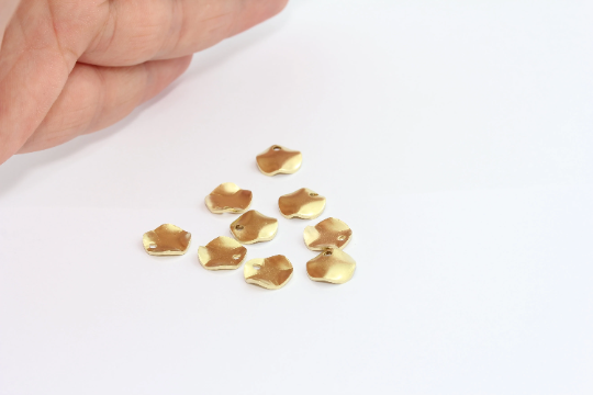 Brass Hammered Disc