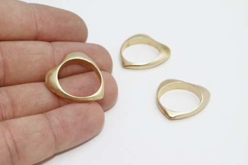 Brass Heart Ring