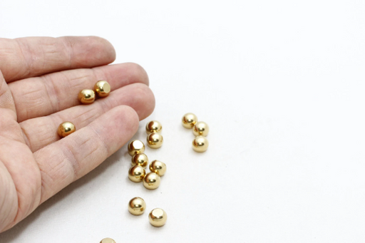 Solid Brass Beads