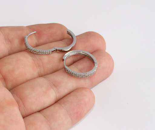 Small Hoop Earrings, Huggie